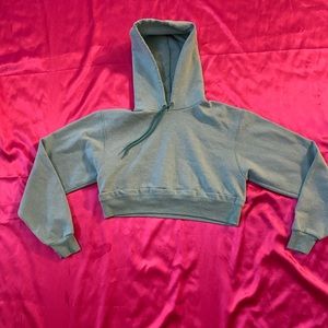 Homemade crop hoodie